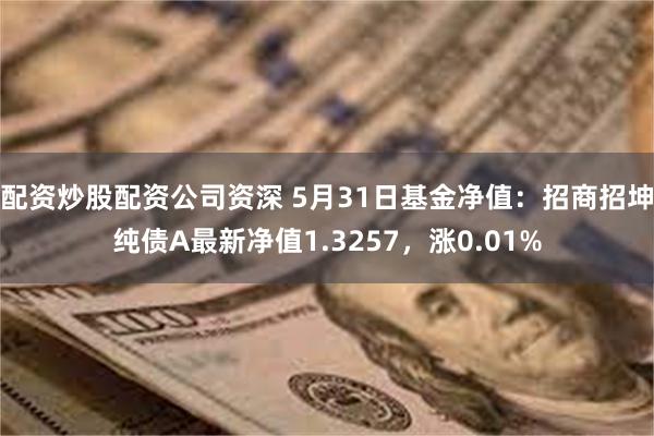 配资炒股配资公司资深 5月31日基金净值：招商招坤纯债A最新净值1.3257，涨0.01%