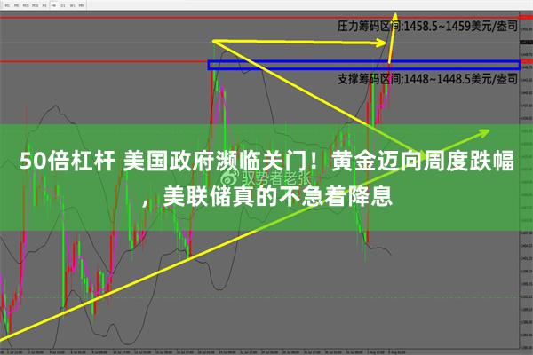 50倍杠杆 美国政府濒临关门！黄金迈向周度跌幅，美联储真的不急着降息